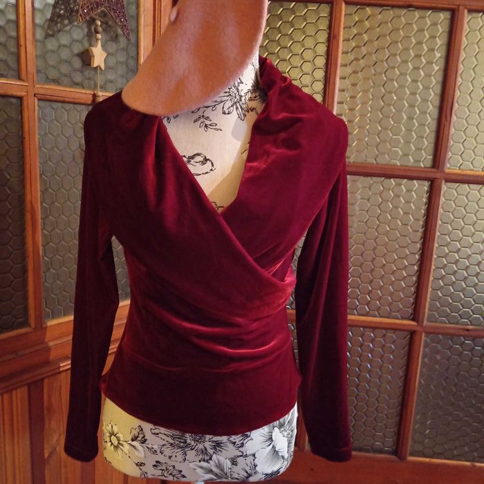 Bluză damă elegantă din catifea