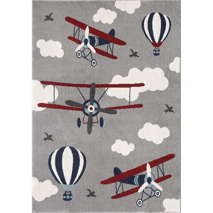 120х170см! Детски килим "Самолети"