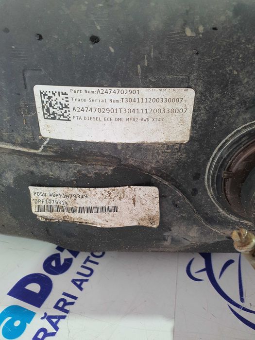 Rezervor combustibil Mercedes GLB X247 19000 km cod A2474702901