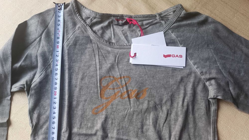 Продавам момичешка / дамска тениска с дълъг ръкав GAS Jeans Italy - S