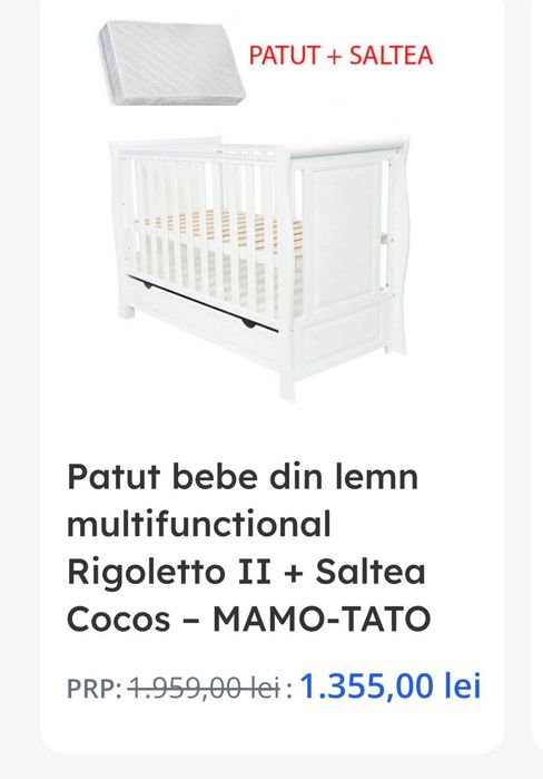 Pătuț bebe-copii