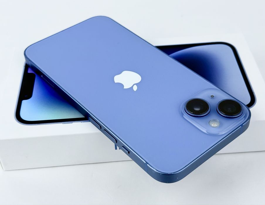 Apple iPhone 14 128GB Blue 100% Батерия! Гаранция!