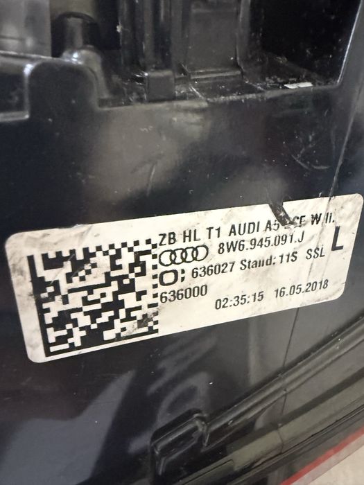 Стопове стоп Audi A5 B9 Ауди А5 димамичен мигач Европейски Перфектни