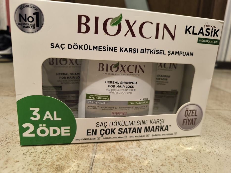 Турски шампоан Bioxcin различни видове