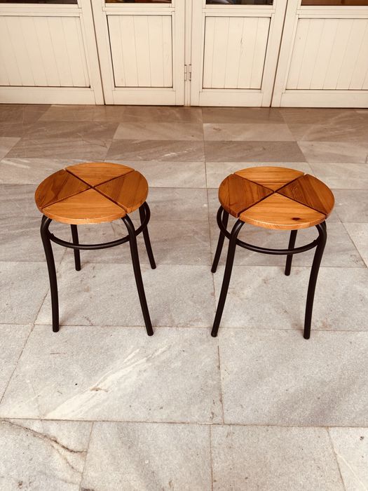 Винтидж датски табуретки / Danish design 70-те – комплект