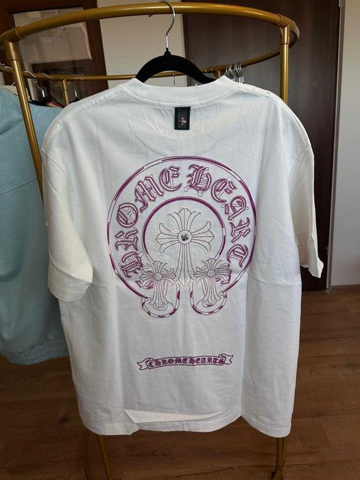 Tricou chrome hearts alb marimea M