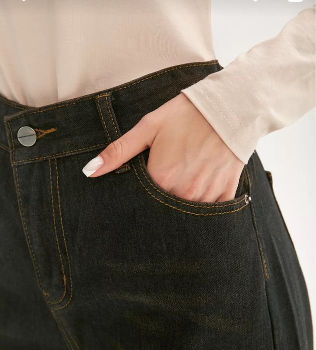 Джинсы клеш y2k новые