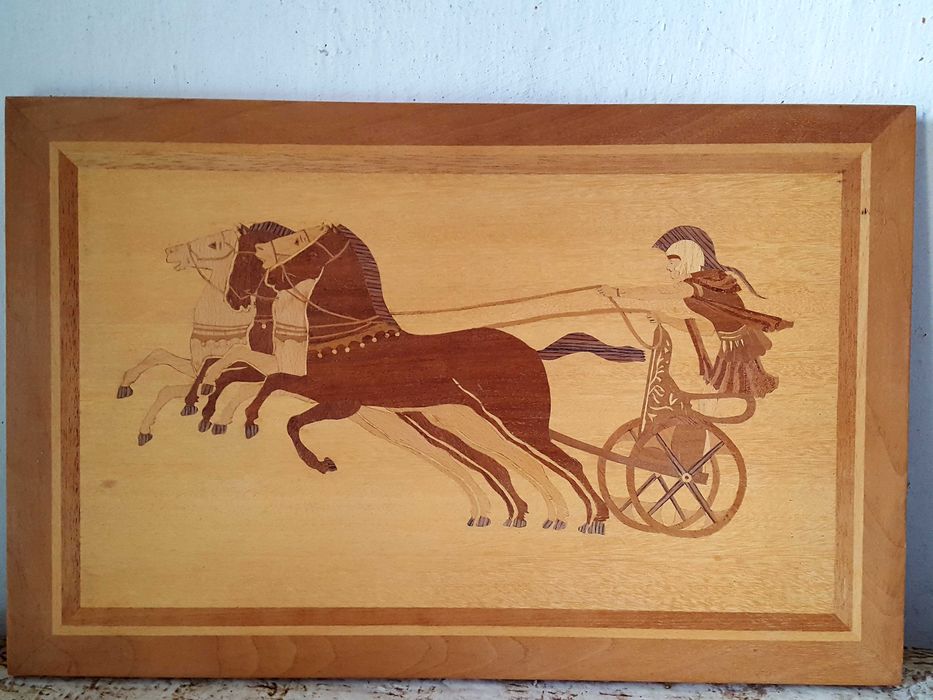 Интарзия, Картини изработени от естествен фурнир