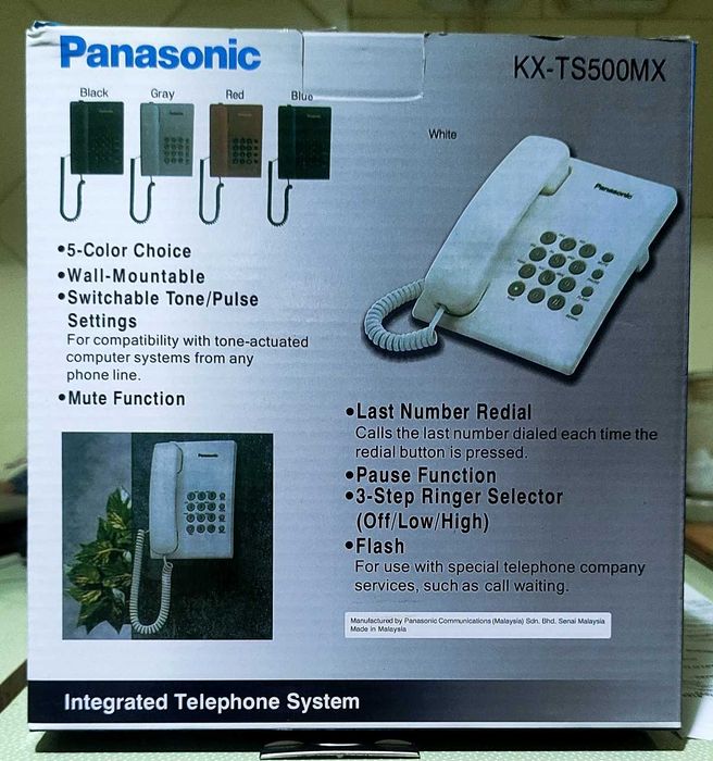 Cтационарный телефон Panasonic KX-TS500 MX