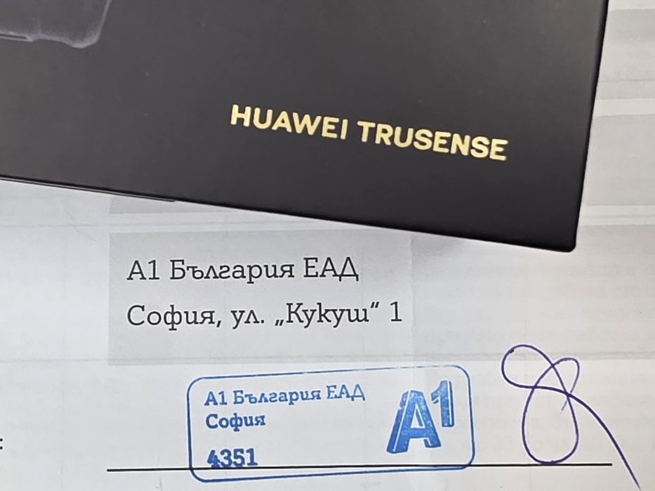 КАТО НОВ 46mm Huawei watch GT 6 Pro A1 Гаранция 2028 Black | Черен