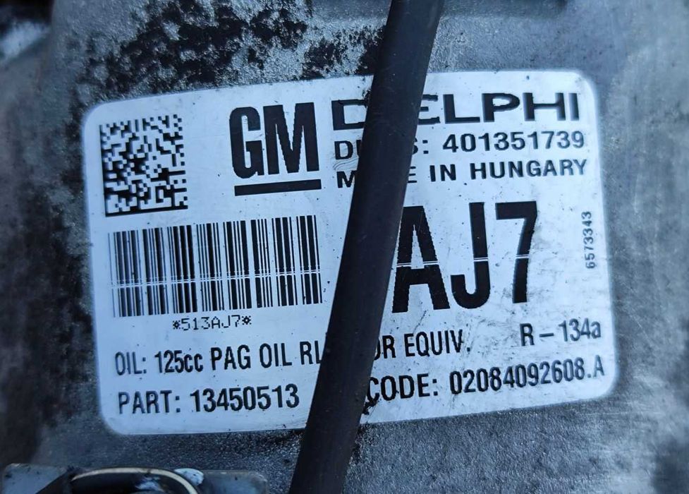 Compresor AC Opel Astra J  1.7 cdti  13450513