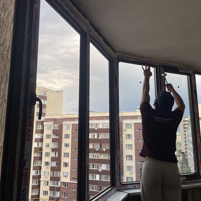 Пластиковые окна Москитные сетки Ремонт окон Алматы