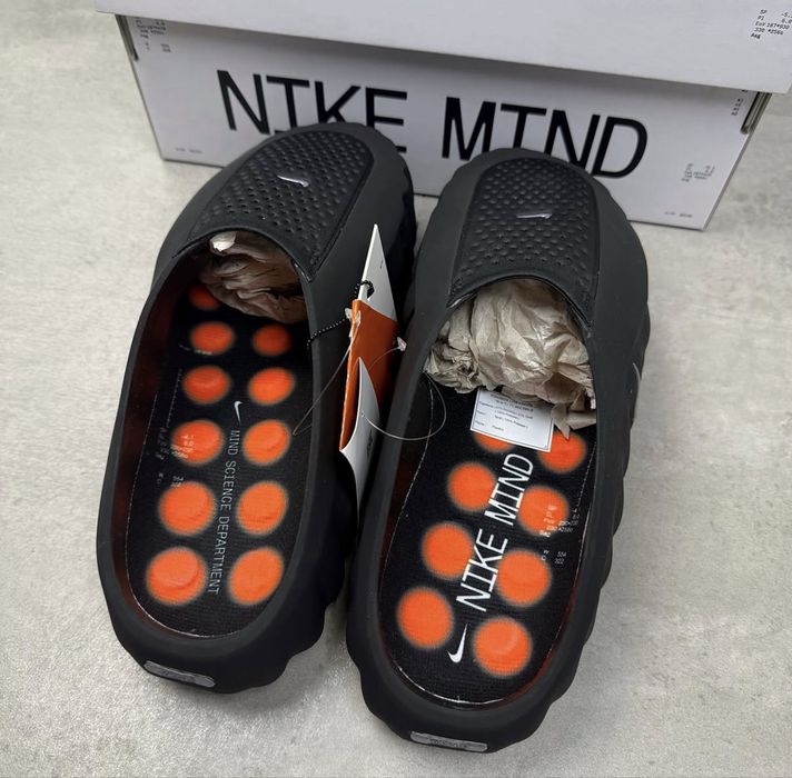 Papuci Nike Mind 001 Black Chrome (Noi,Sigilati)