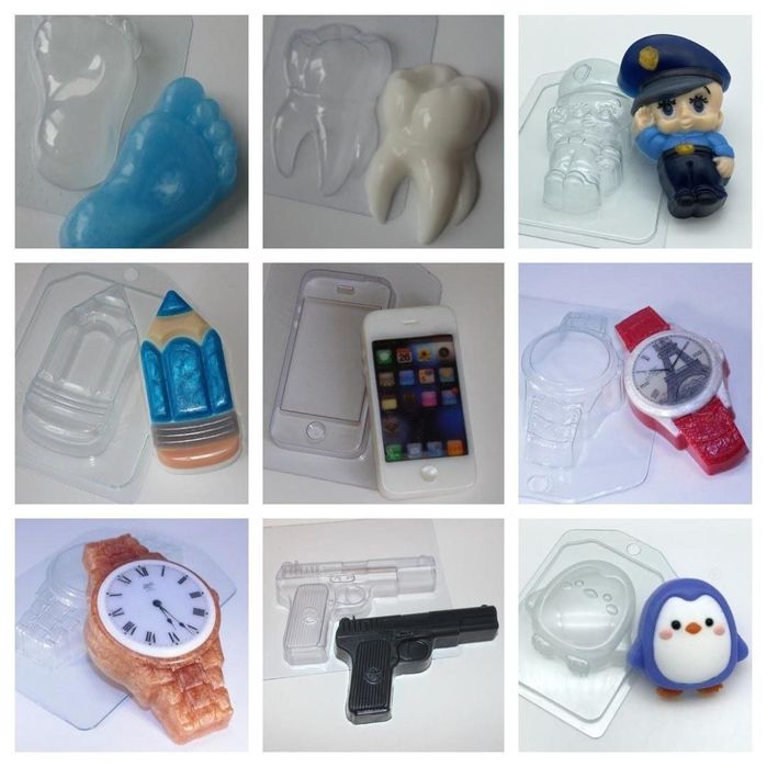 формочки для мыло Пластиковые по 25000