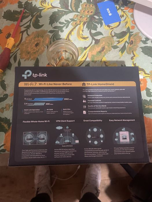 Vand router tplink archer be220 wifi 7