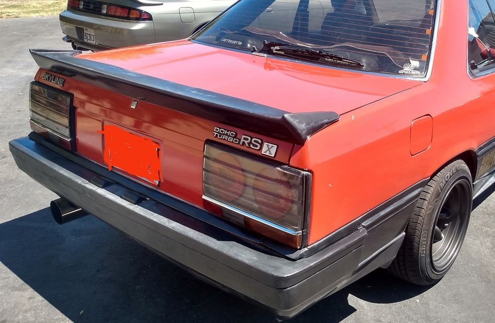 Спойлер Nissan SKYLINE GTR GTS R30 R31 R32 foha Bakspoiler Original