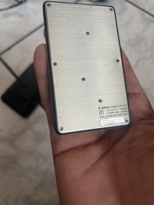 Calculator vechi de colectie Canon card lc-61t