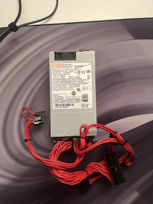 Продам mini itx корпус с блоком питания