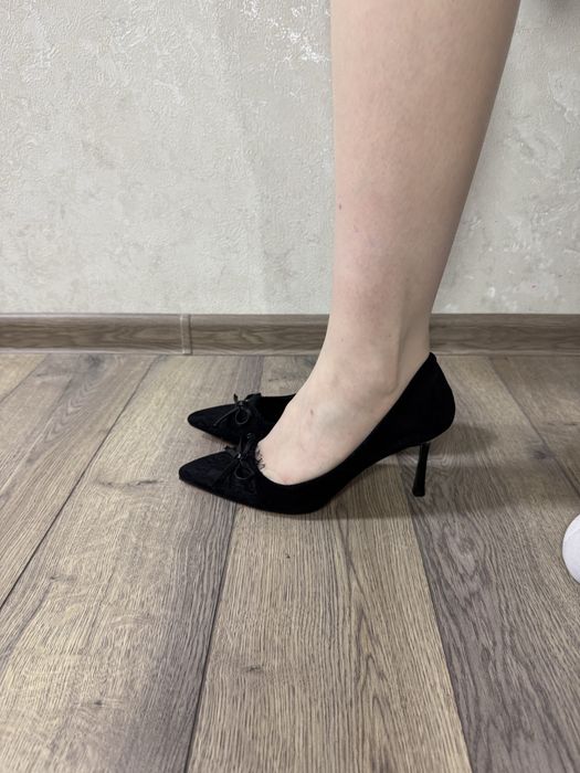 Туфли ажурные на каблук