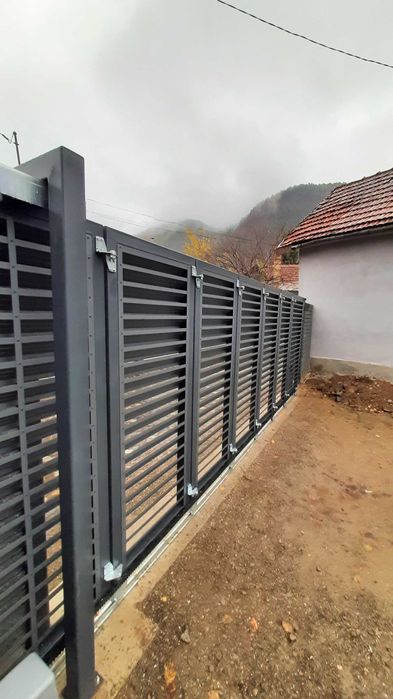 Poarta  cu deschidere la 90 grade,portante sau batante.