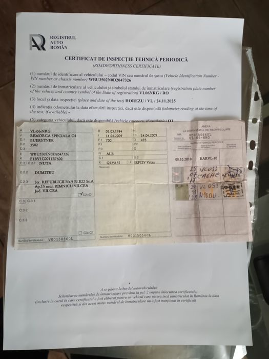 Rulotă BUERSTNER 3502