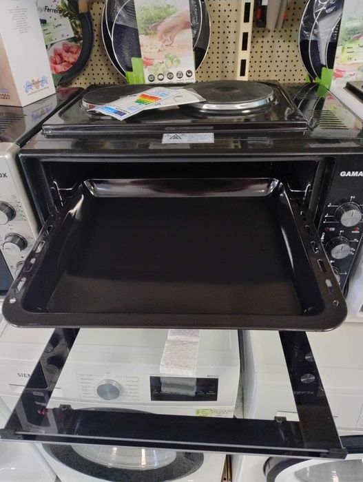 Черна Фурна с котлони-Печка тип-раховец 60 л + подарък 2 тави