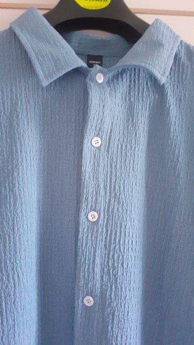 Мъжка риза с къс ръкав