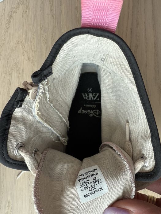 Ghete  Zara material textil 39