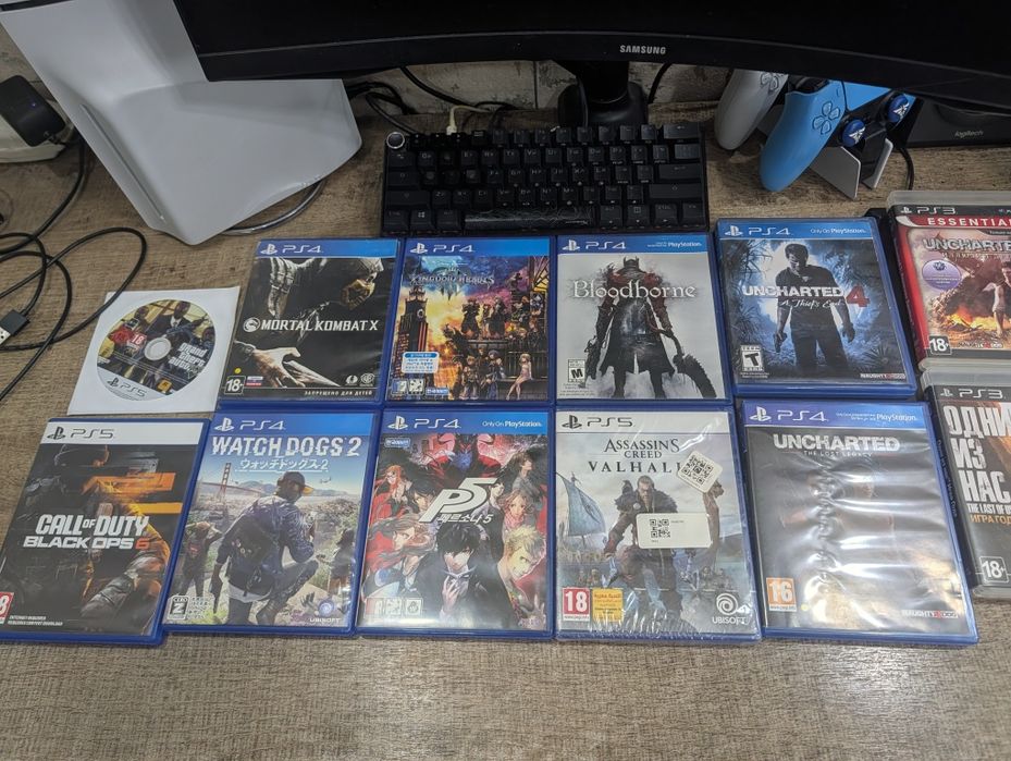 Диски Playstation 4/5 и XBOX