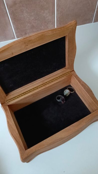 Шкатулка, дуб, винтаж