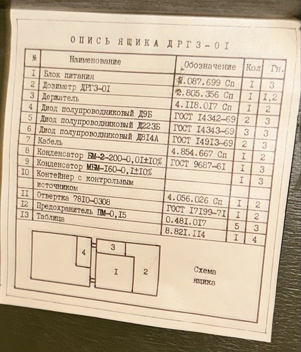 дозиметр сцинтилляционный