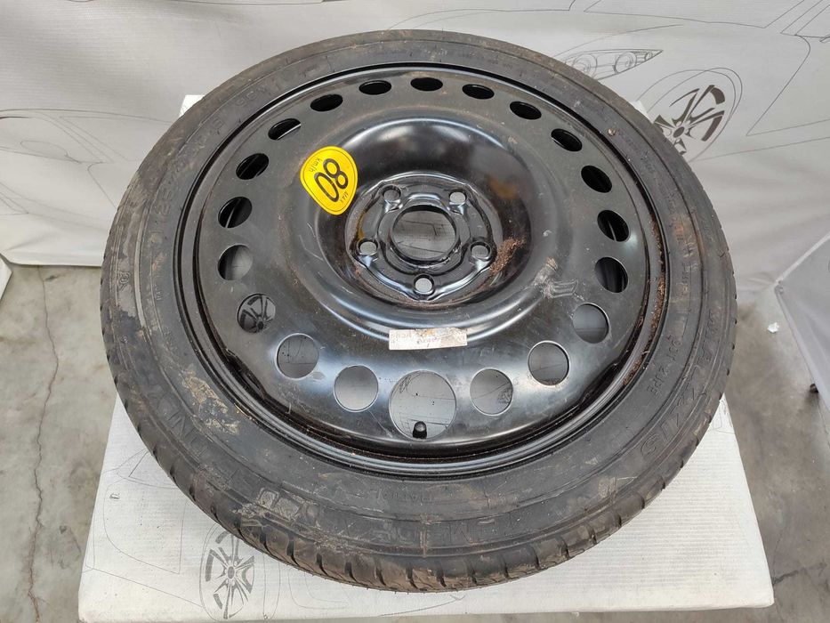 Roată de rezervă slim 5x105 T125/70 R16 DOT 3615 Opel Mokka (2012-2016) Cod:16X4TH2IS49 (3D)