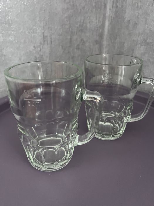 Халба за бира от плътно  стъкло