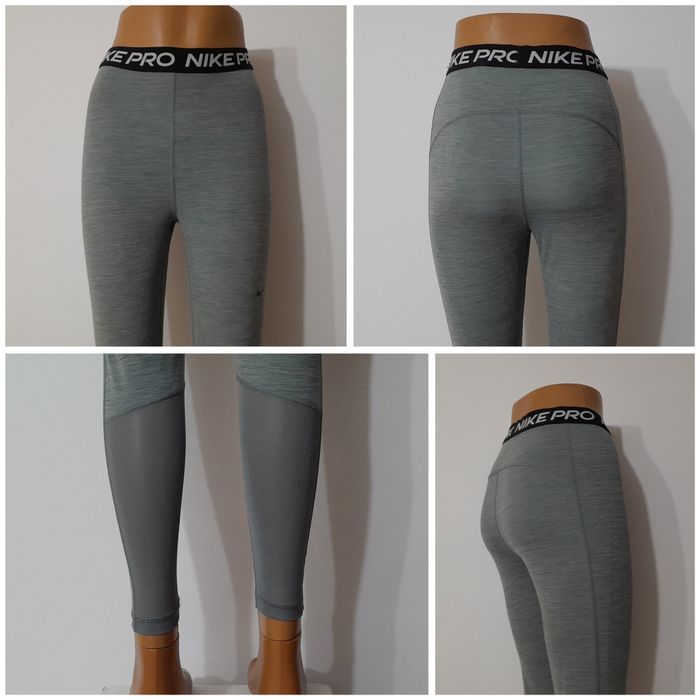 Colanti NIKE PRO cu insertii de plasa si tehnologie Dri-Fit sport nr M