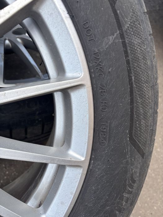 Оригинални лети джанти за Audi Allroad 5x112 17 с нови летни гуми Hankook 225/55/17 ДОТ2024г
