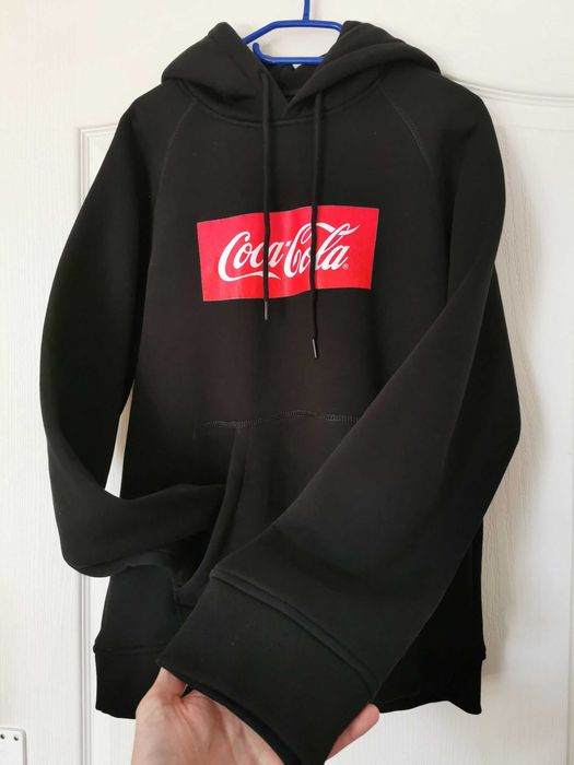 Hoodie Coca-Cola cu imprimeu. Hanorac original KRCKBRND