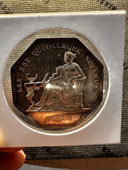 Сребърен жетон Франция 1845