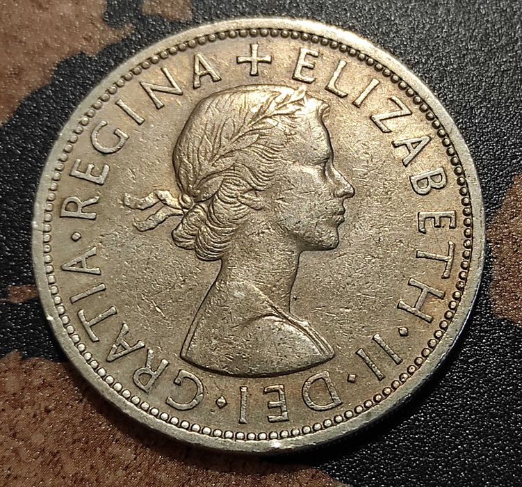 Монети Великобритания-7 бр.› Кралица Елизабет II(1955-1967)