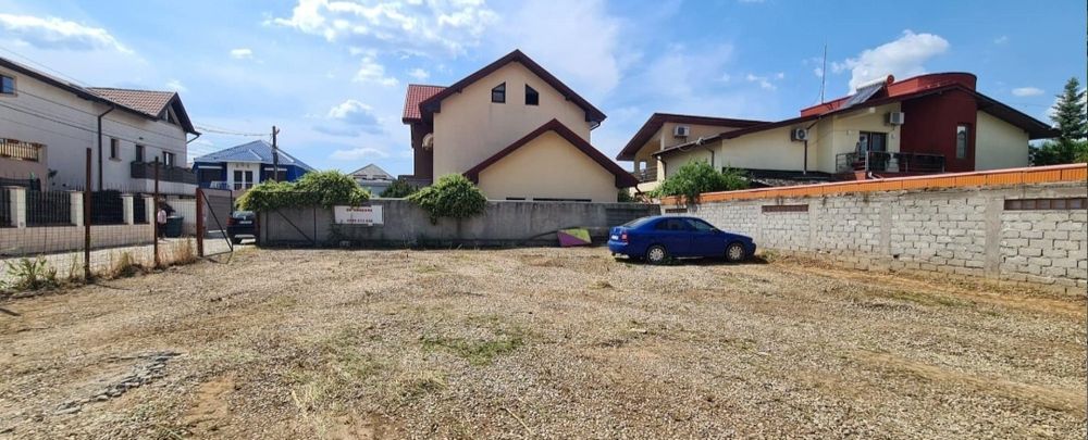 Inchiriez teren 500mp pietruit si ingradit, strada asfaltată, preț mic