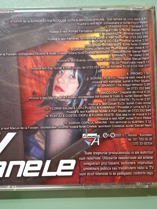 CD -Tv Manele original anul 2003