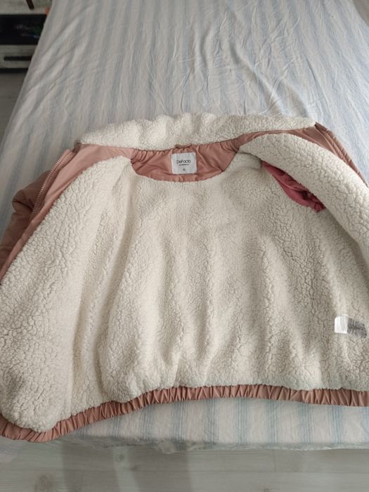 Пухено яке с висока яка