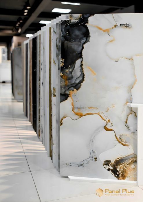 Panouri Decorative Premium - Marmură, Riflaj, Lemn și Autocolante