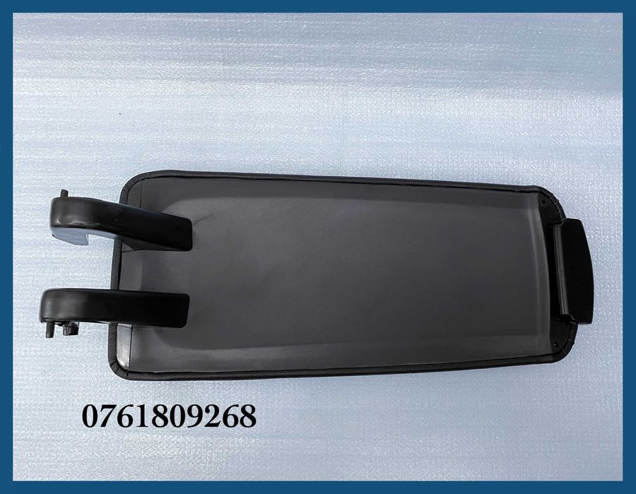 Capac piele cotiera pentru Audi A4 B6 B7 / Seat Exeo - negru