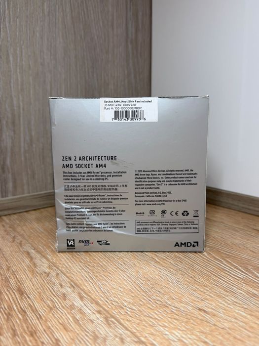 Procesor AMD Ryzen™ 5 3600, 4.2GHz, 36MB, socket AM4, Box, fara cooler