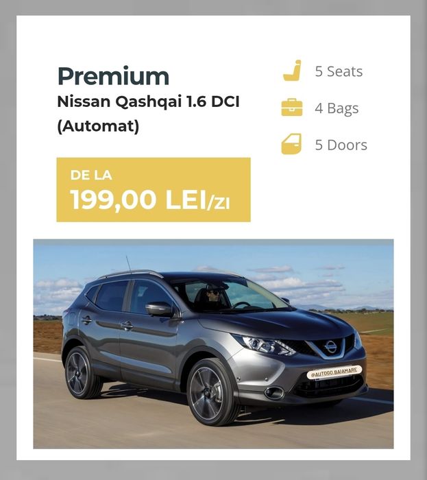 Închirieri auto - Rent a Car Baia Mare  - Mașini de închiriat