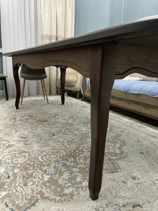 Раздвижной стол(дерево массив)