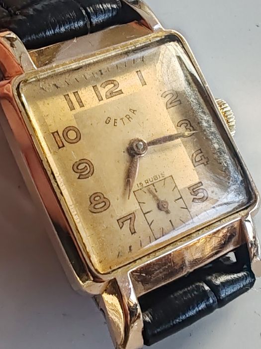 Ceas Getra Placat cu aur Mecanic Dama