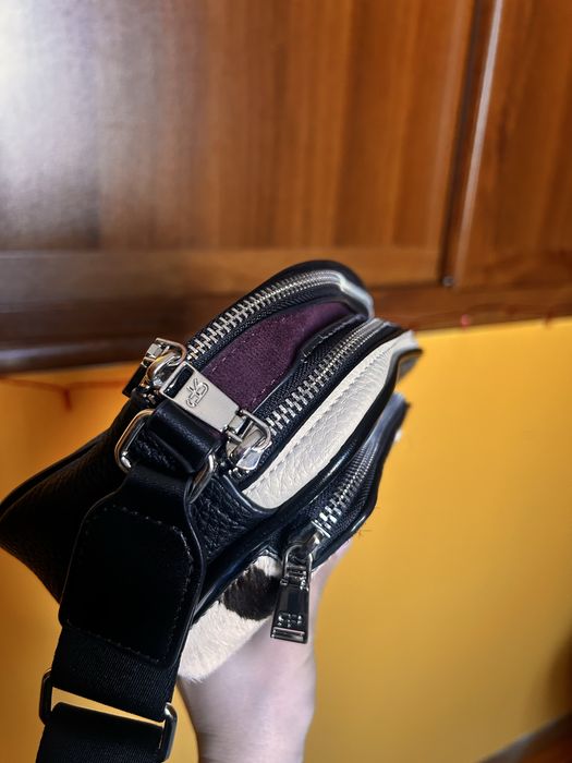 Дамска чантичка с естествен косъм