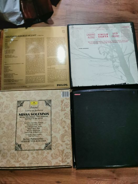 Discuri vinyl Ludwig van Beethoven, Mozart, Anton Chekhov, Shakespeare