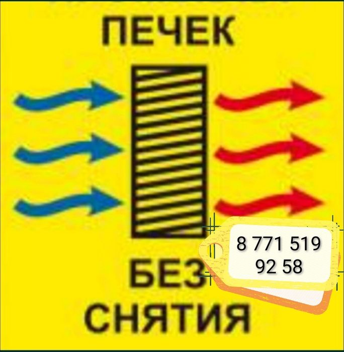 Промывка печки радиатора